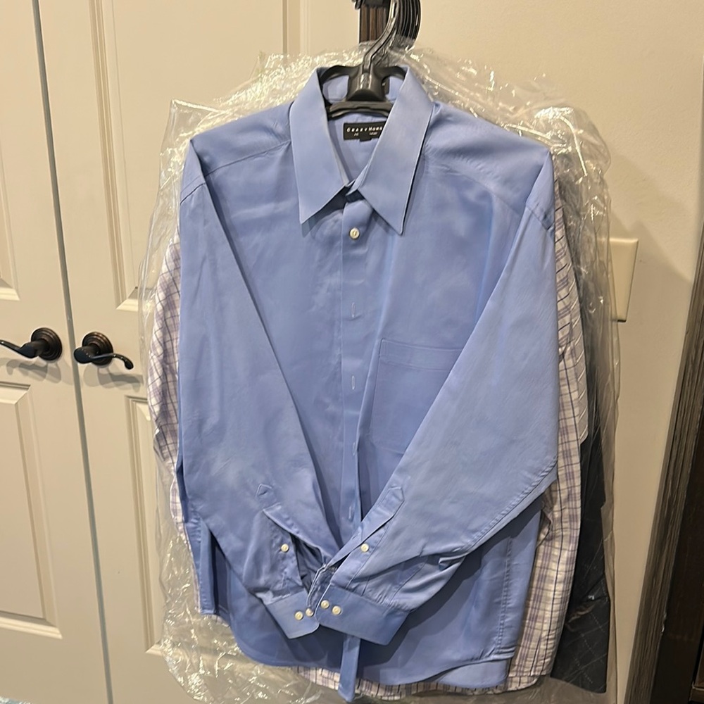 Men's Blue Dress Shirts
